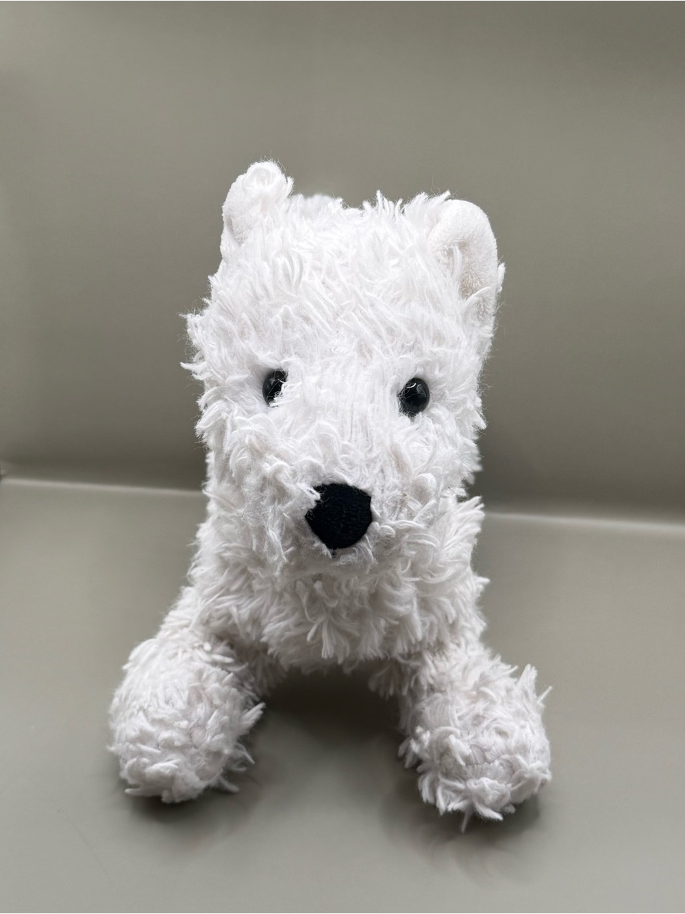 Manhattan Toy Company White Dog Plush Westie Terrier Stuffed Animal Toy